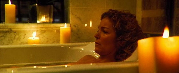 Alison in the bathtub